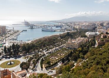 Pasarela-mirador de la alcazaba